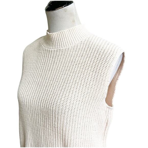 Diane Von Furstenburg Pink Sleeveless Sweater Vintage Mock Neck Size Large - Picture 6 of 10